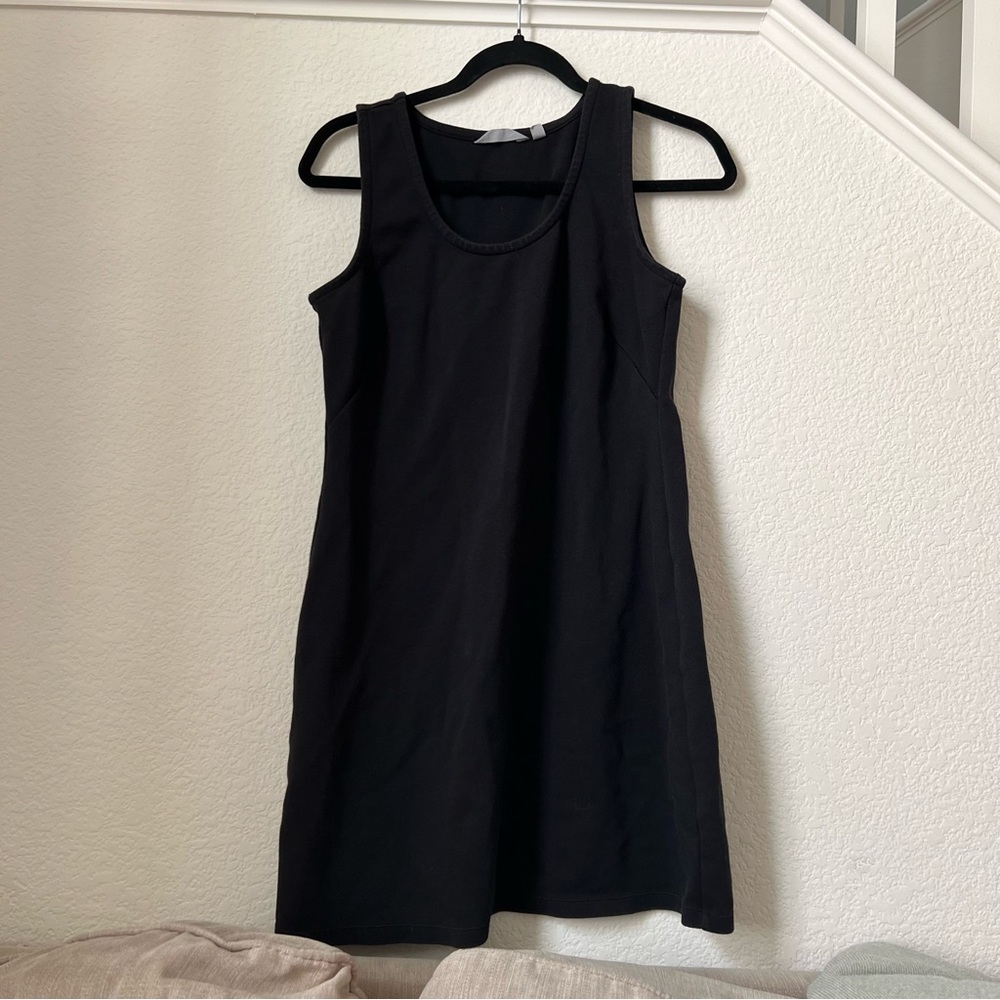 athleta black dress